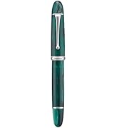 Asvine V800 Fountain Pen -Vacuum Filling System with Large Ink Capacity-Number 8 Stub Nib 1.1mm C...