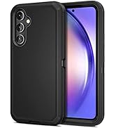 Jiunai for Samsung Galaxy A54 Case Heavy Duty Rugged Shockproof Dual Layer Port Protection Dustpr...