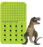 Dinosaur Noisemaker with 16 Sounds, Roars, Stomps, Screeches and Dino Noises, Portable Electronic...