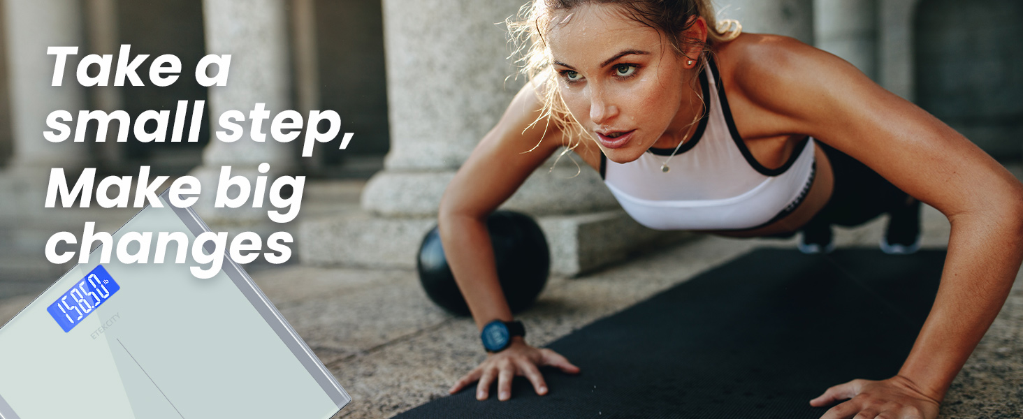 Take a small step, make big changes.