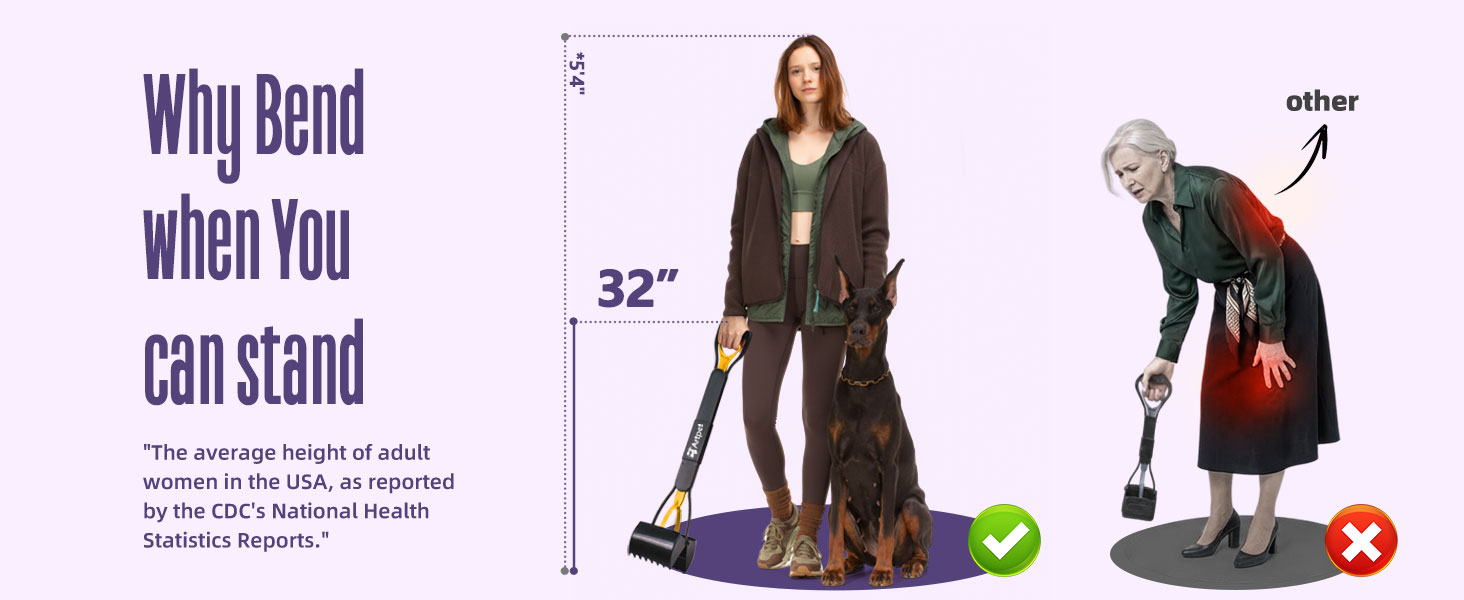 dog litter scooper with holder