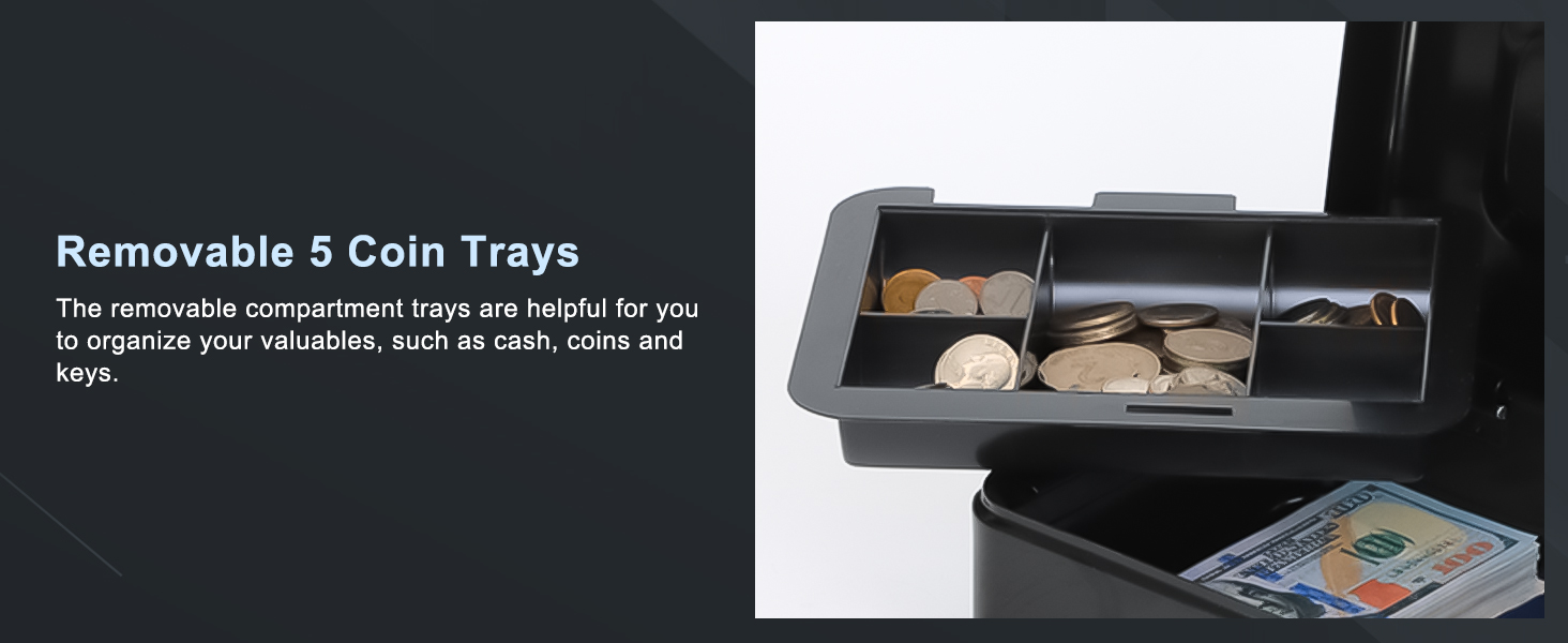 cash box with key