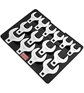 VEVOR Crowfoot Wrench Set, 1/2" Drive 14-Piece SAE (1-1/16" - 2") Crows Foot Wrench Set with Stor...