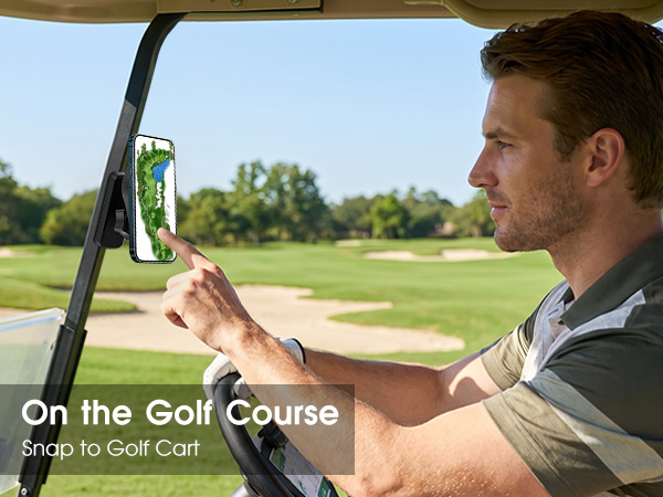 Phone Mount for Socket Grip on Golf course