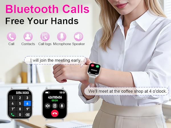  This smartwatch has women's message reminders, including text and SNS notifications