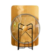 cutting board rack cookware lids organizer rack Pot Pan lids organizer holder pantry rack 