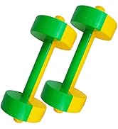 Toddmomy Kids Dumbbell Toy 1 Pair Kids Weight Lifting Set Plastic Dumbbell Toy Gym Sports Workout...