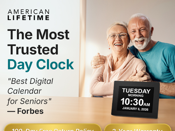 igital clock wall calendar alarm clocks seniors dementia products elderly large display