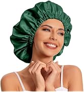 Satin Bonnet Silk Bonnet Hair Bonnet for Sleeping-Slouchy Beanie Hat Satin Sleep Cap for Women's ...