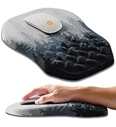 Armanza Ergonomic Slope Mouse Pad Wrist Support, Wrist Rest Mousepad for Carpal Tunnel Pain Relie...