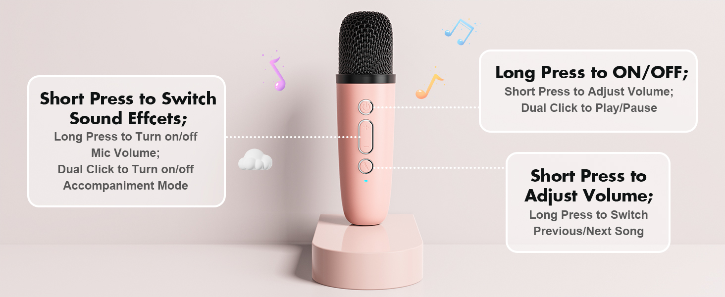 Bluetooth 5.3 Wireless Karaoke Machine