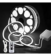 Aclorol 82FT LED Neon Rope Lights Neon Outdoor LED Strip Lights Flexible AC 100V-120V Waterproof ...