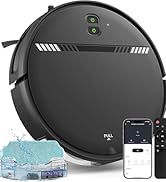 XIEBro Life Robot Vacuum and Mop Combo, Vacuum Robot with Mop 2 in 1 with WiFi/App/Voice, Schedul...