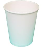 ESKAY PRODUCTS 10 Ounce Squat Paper Disposable Hot and Cold Coffee Cups, Case of 1000 Cups, Class...