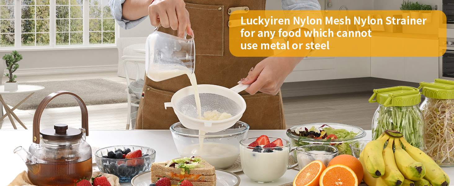 Nylon Mesh Nylon Strainer for any food which cannot use metal or steel