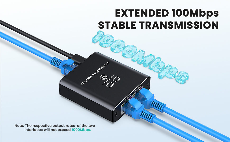 Ethernet Splitter 1 to 