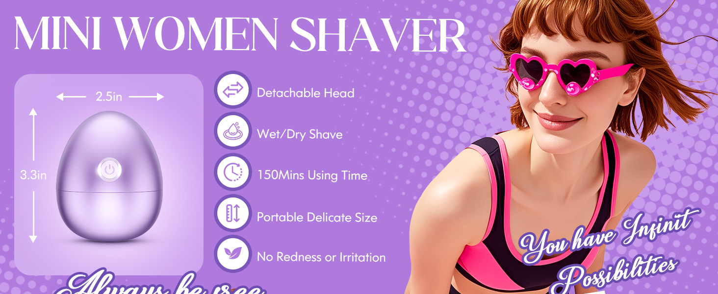 flawless mini women electric shaver