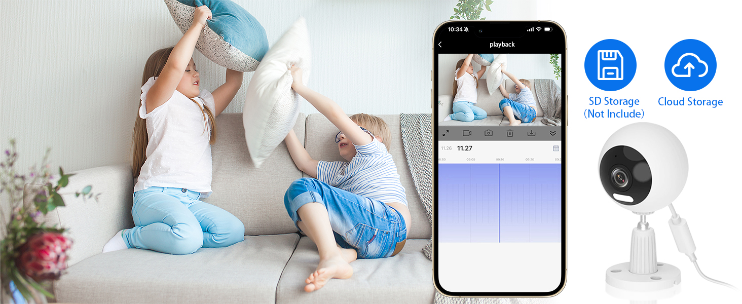 24/7 recording camera