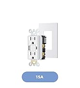 DEWENWILS GFCI Outlet 15 AMP, Outdoor GFCI Outlet with USB Ports 30S Self-Test with Indicator Lig...