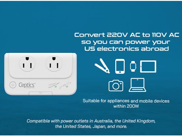 voltage converter for curling iron