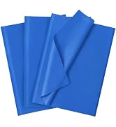 120 Sheets 20"X14" Blue Tissue Paper for Gift Bags Wrapping Paper, Art Tissue Paper Bulk for Wedd...