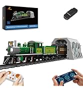 JMBricklayer Model Train Sets for Adults 51110, Steam Locomotive Express City Train Building Kit,...