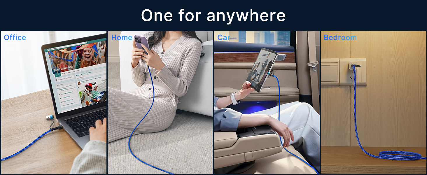 USB C Multi Fast Charging Cable