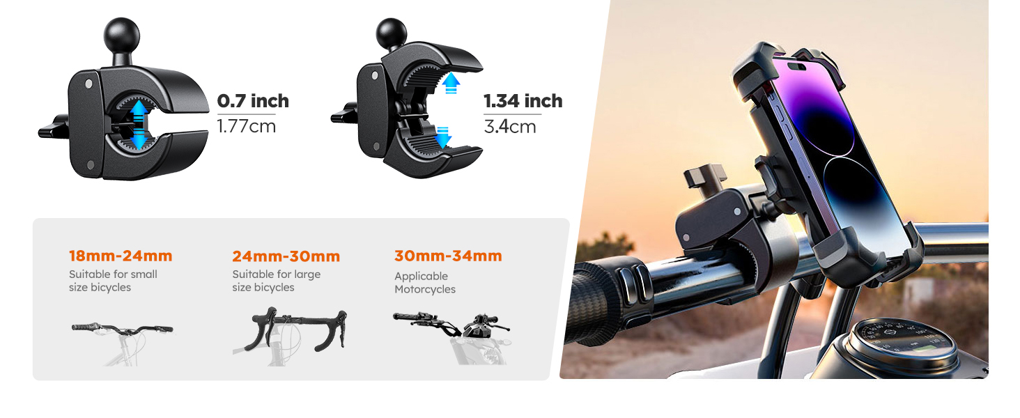 phone holder for motorcycle