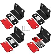 Cabinet Magnetic Catch L-Shaped Jiayi 4 Pack Ultra Thin Cabinet Door Magnetic Catch for Drawer Ma...