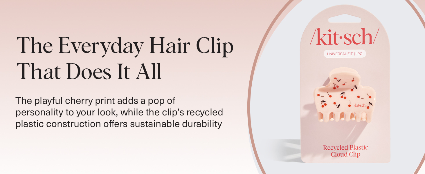 Hair Clips for Women Strong Hold Claw Clips Thick or Thin Hair Recycled Plastic Non Slip Durable