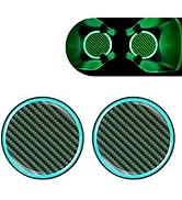 MOXRUQ 2 PCS Car Cup Coasters, Luminous Car Coasters, 2.83