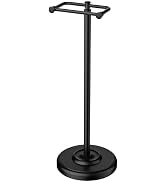 FORIOUS Toilet Paper Holder Stand, SUS304 Stainless Steel Vintage Bathroom Roll Tissue Holder Fre...