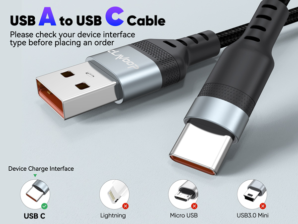 usb c cable 15ft/25ft
