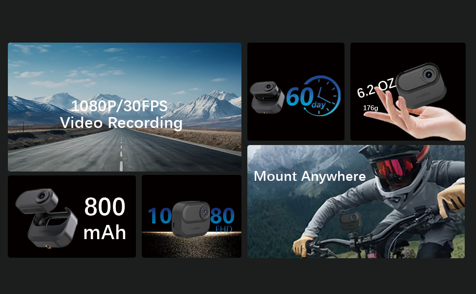 wearable camera with audio