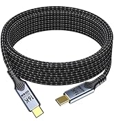 BAWIOFIAU Long USB c to USB c 10FT Compatible with Thunderbolt 5 Cable high Speed 80GbpsData Tran...