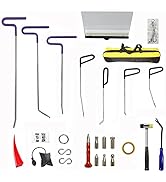 CYGOODS 23 Pcs Paintless Dent Repair Rods, Hard Spring Steel Dent Rods, Dent Repair Tools, Profes...