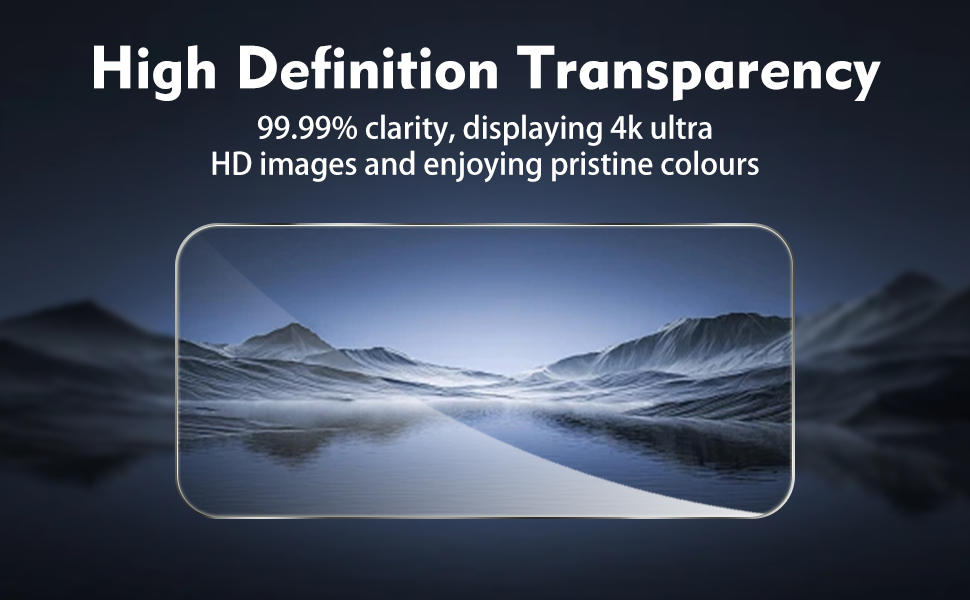 Ultra HD Transparency Tempered Glass Preserves Original Screen Quality For iPhone 17 Pro max