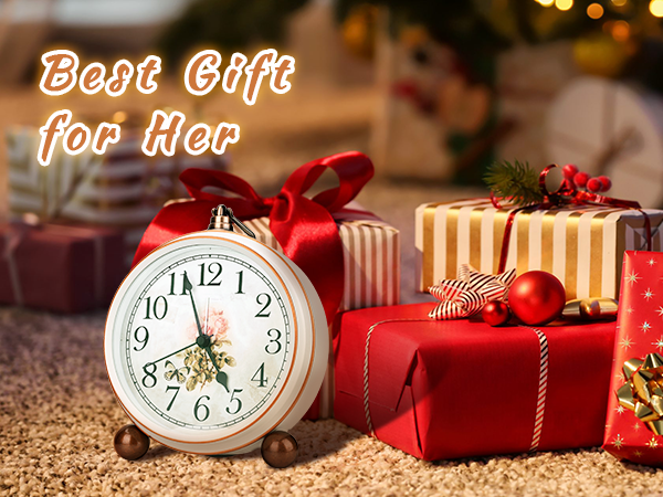 table clocks for living room decor, vintage clock, small clocks battery operated