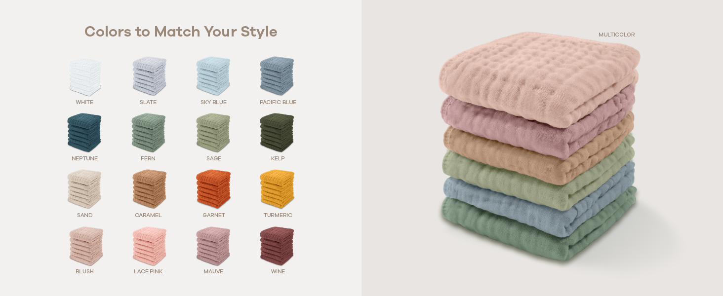 Muslin Washcloths