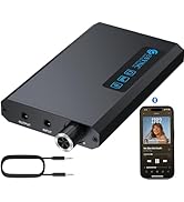 eSynic Bluetooth 5.1 Receiver Headphone Amplifier Portable-1500mAH Rechargeable 3.5MM Headphone A...