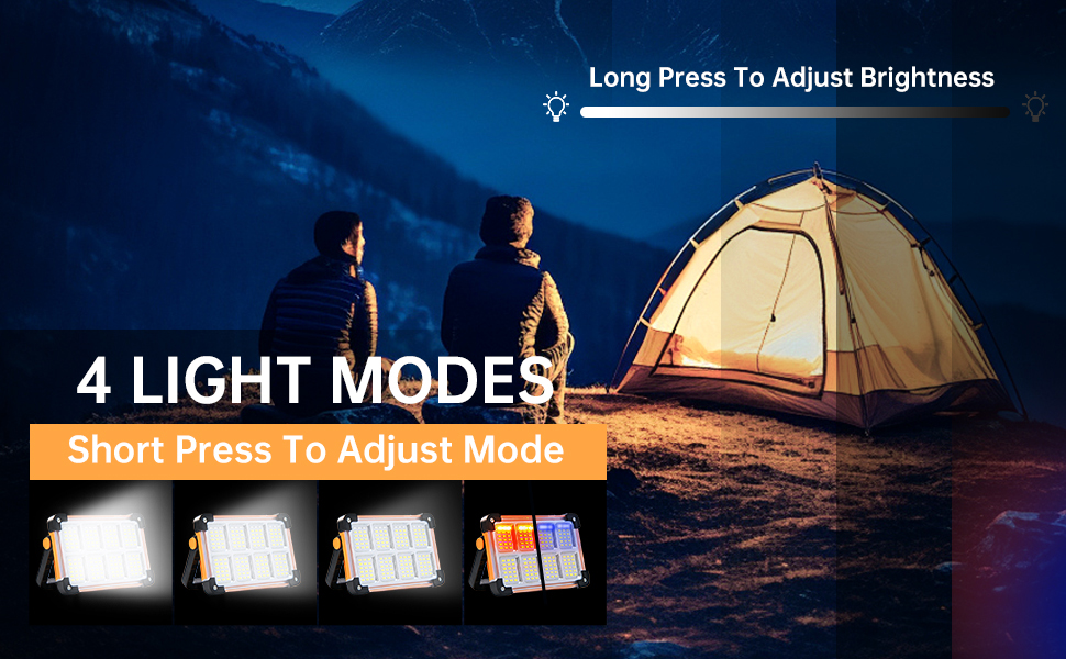 Rechargeable Solar Work Light Portable