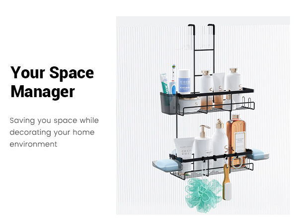 hanging shower caddy rustproof