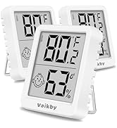 Indoor Humidity Meter Hygrometer 3Pack, Room Thermometer for Accurate Room Temperature Monitor, D...