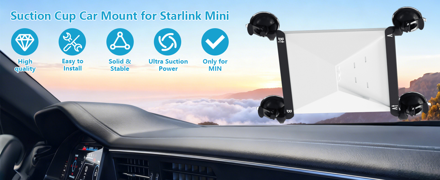 starlink mini car mount