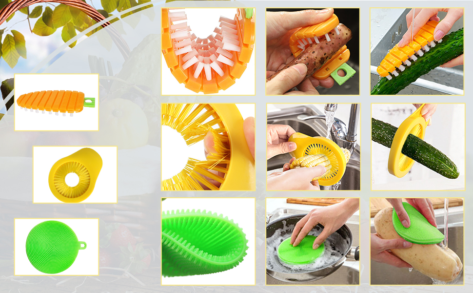 Flexible Vegetable Brush