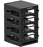 UCTRONICS Raspberry Pi Cluster Case, Desktop Metal Rack Case, 4 Layers with 2 Cooling Fans Compat...
