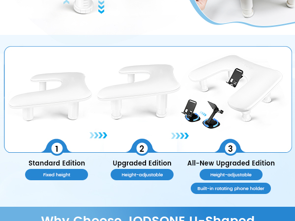 White Manicure Arm Rest for Nails Tech