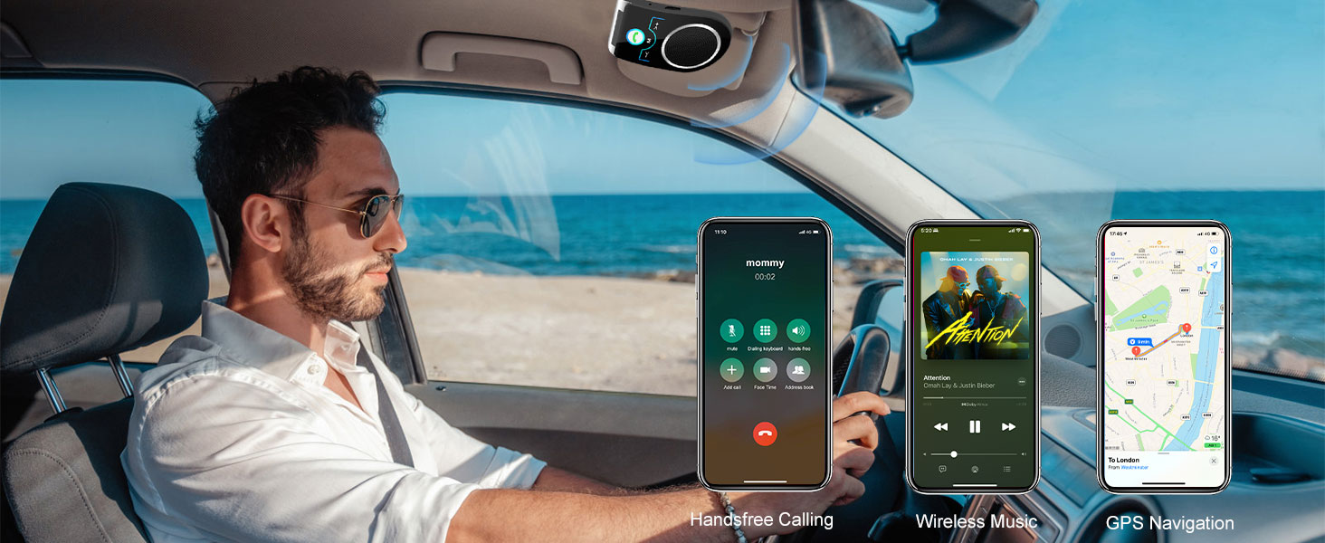 Handsfree cell phone car kit