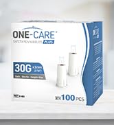 ONE-CARE Plus Safety Pen Tips 30G x 5mm, Comfort, Universal Design, Box of 100