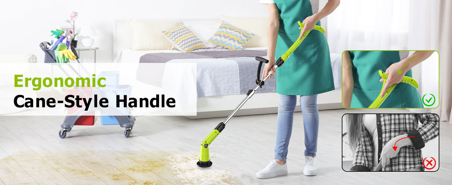 High Power Electric Spin Scrubber